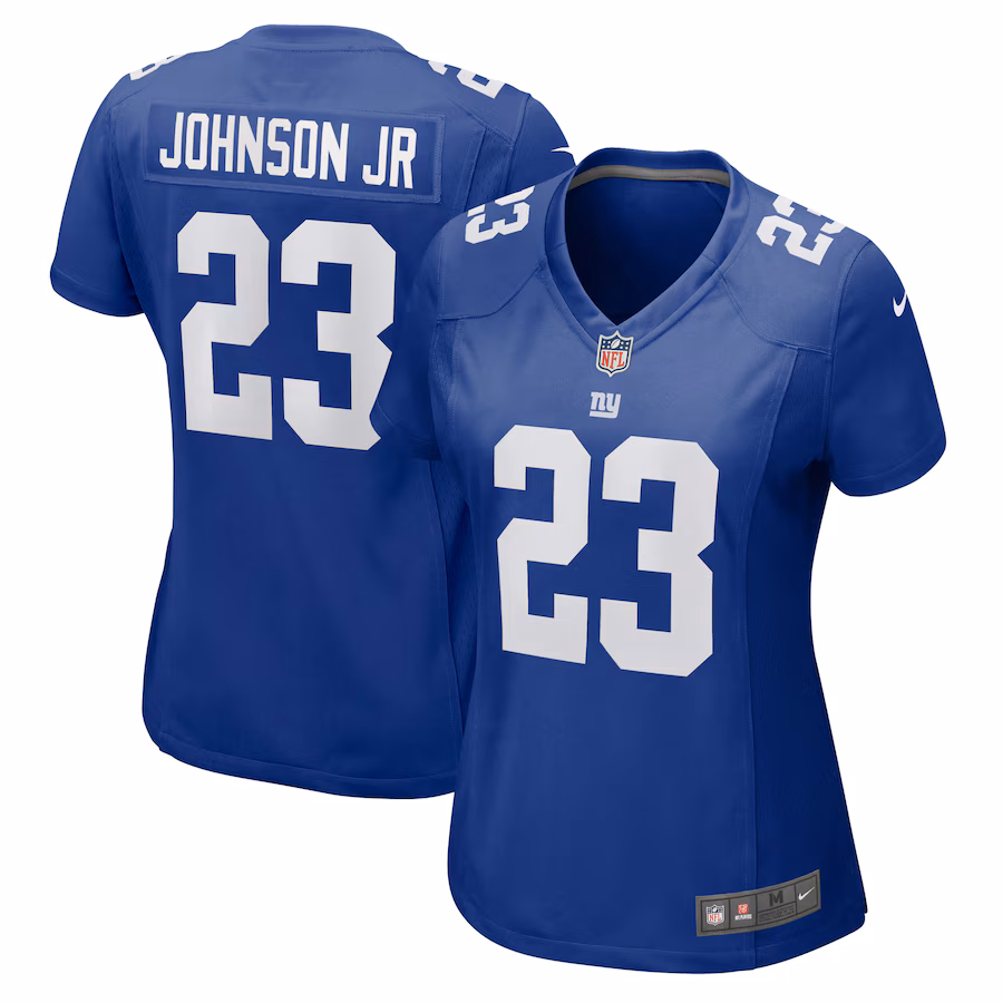 Women's New York Giants Anthony Johnson Jr. Nike Royal Game Jersey - ujerseystore