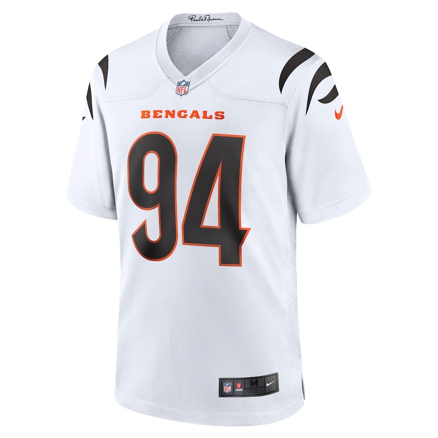 Men's Cincinnati Bengals Sam Hubbard Nike White  Game Jersey - ujerseystore