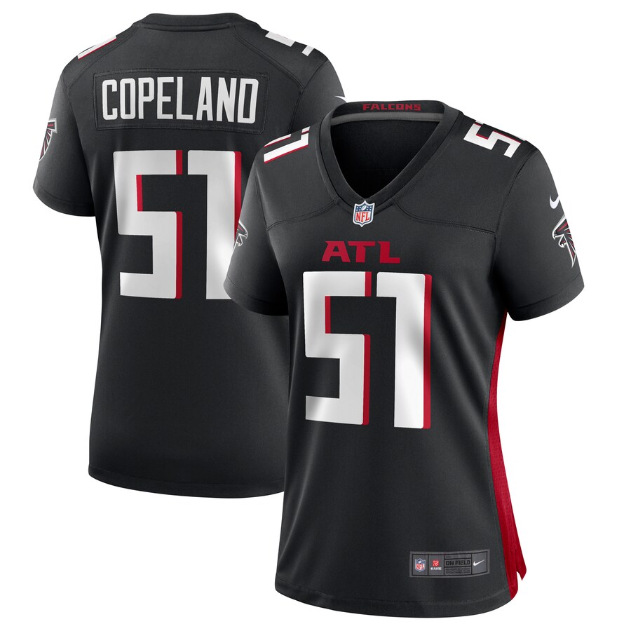Women's Atlanta Falcons Brandon Copeland Nike Black Game Player Jersey - ujerseystore