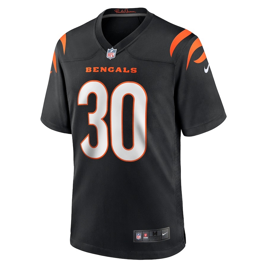 Men's Cincinnati Bengals Chase Brown Nike  Black Team Game Jersey - ujerseystore