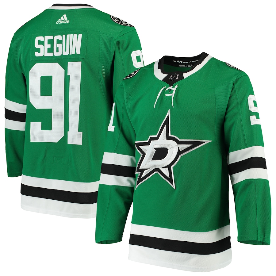 Men's Dallas Stars Tyler Seguin adidas Kelly Green Home Authentic Player Jersey - ujerseystore