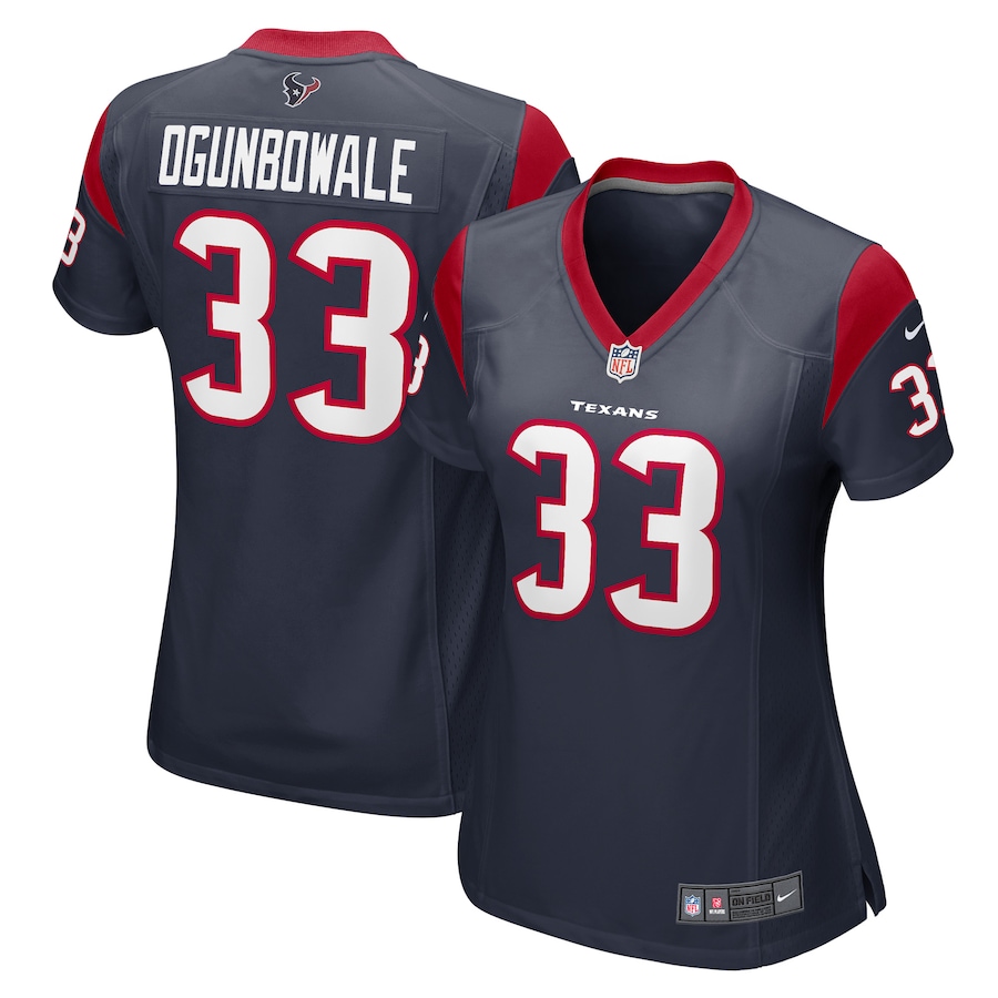 Women's Houston Texans Dare Ogunbowale Nike Navy Game Player Jersey - ujerseystore