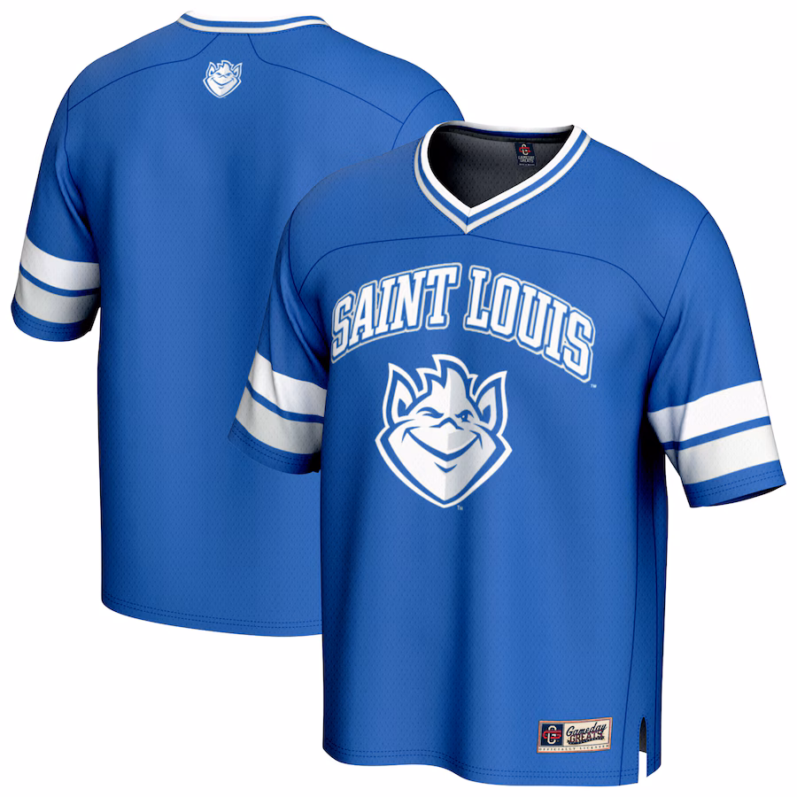 Youth GameDay Greats Blue Saint Louis Billikens Spirit Football Jersey - ujerseystore