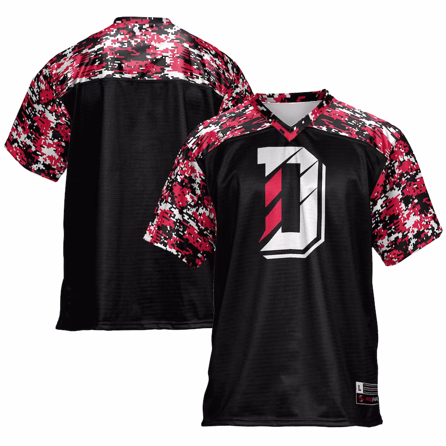 Davidson Wildcats GameDay Greats Football Jersey - Black - ujerseystore