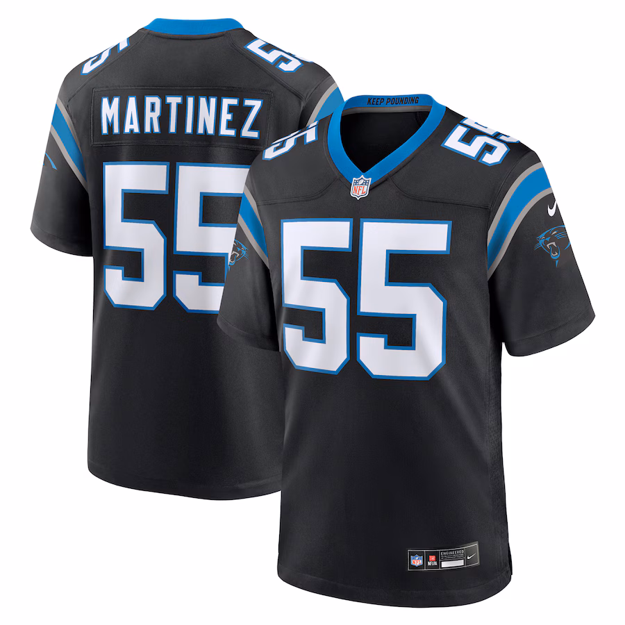 Men's Carolina Panthers Blake Martinez Nike  Black  Game Jersey - ujerseystore