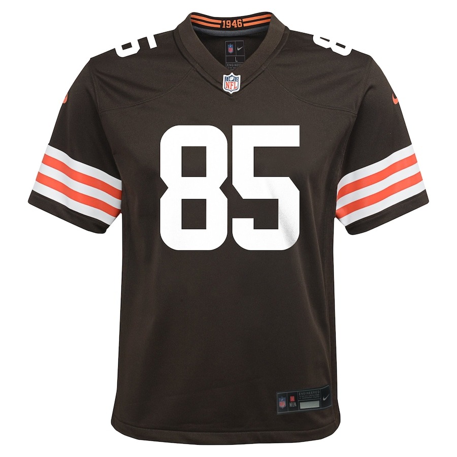 Youth Cleveland Browns David Njoku Nike Brown Game Jersey - ujerseystore