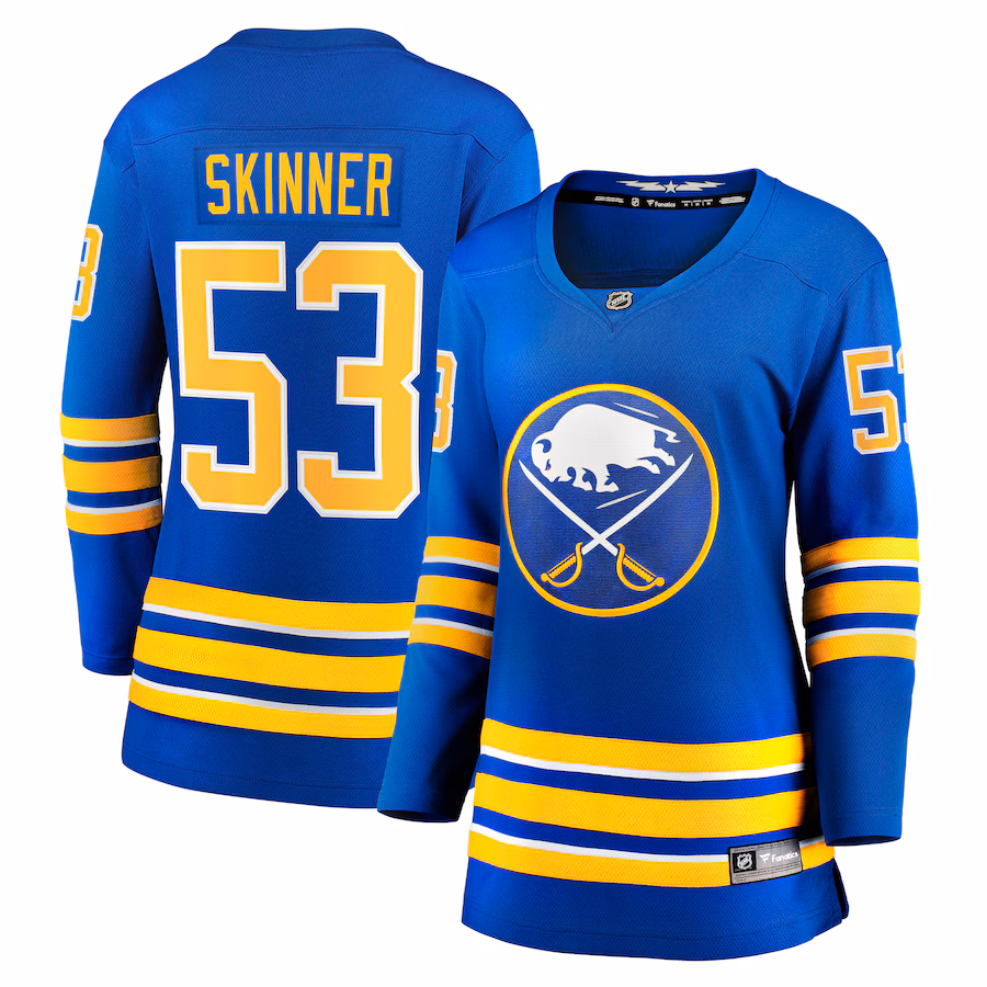 Women's Buffalo Sabres Jeff Skinner Fanatics Royal Home Breakaway Jersey - ujerseystore