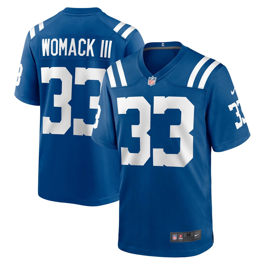 Men's Indianapolis Colts Samuel Womack III Nike Royal Game Jersey - ujerseystore