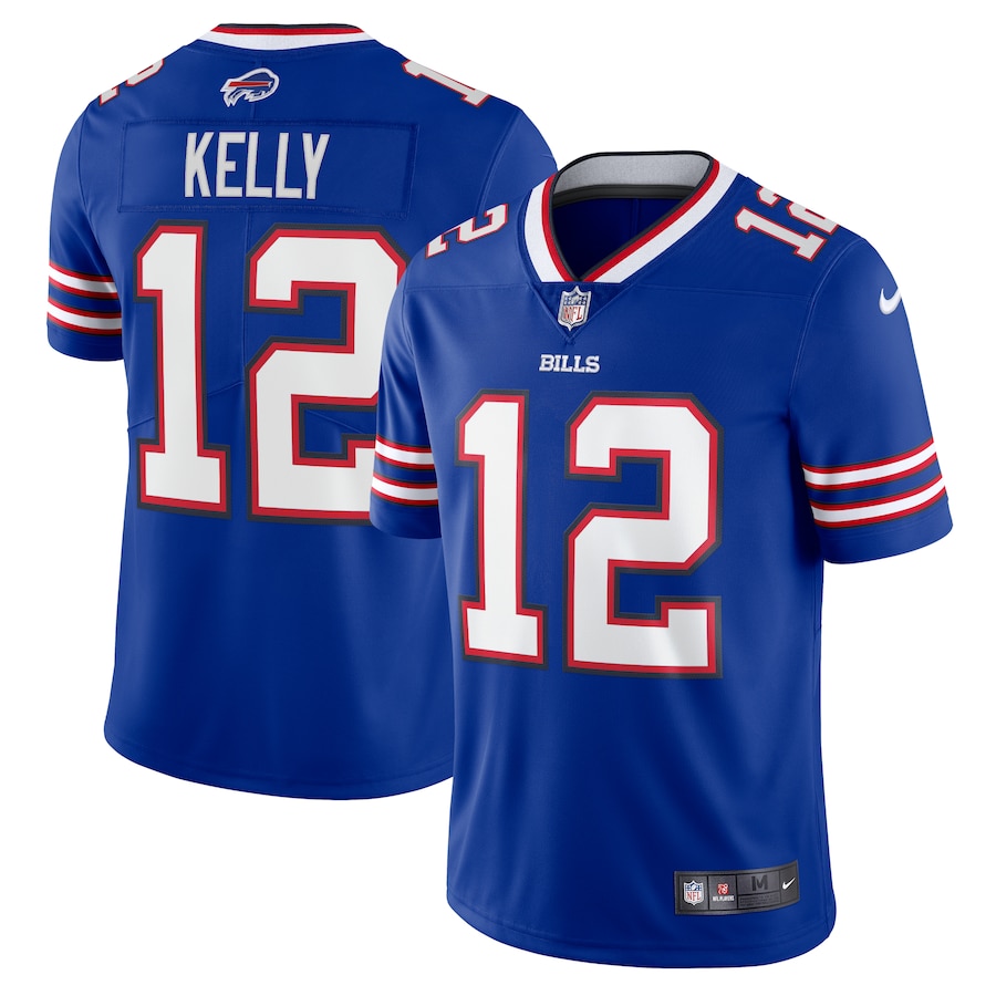 Men's Buffalo Bills Jim Kelly Nike Royal '90s Throwback Retired Player Limited Jersey - ujerseystore