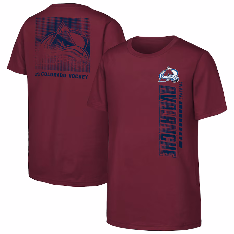 Youth Colorado Avalanche Burgundy Atmosphere T-Shirt - ujerseystore