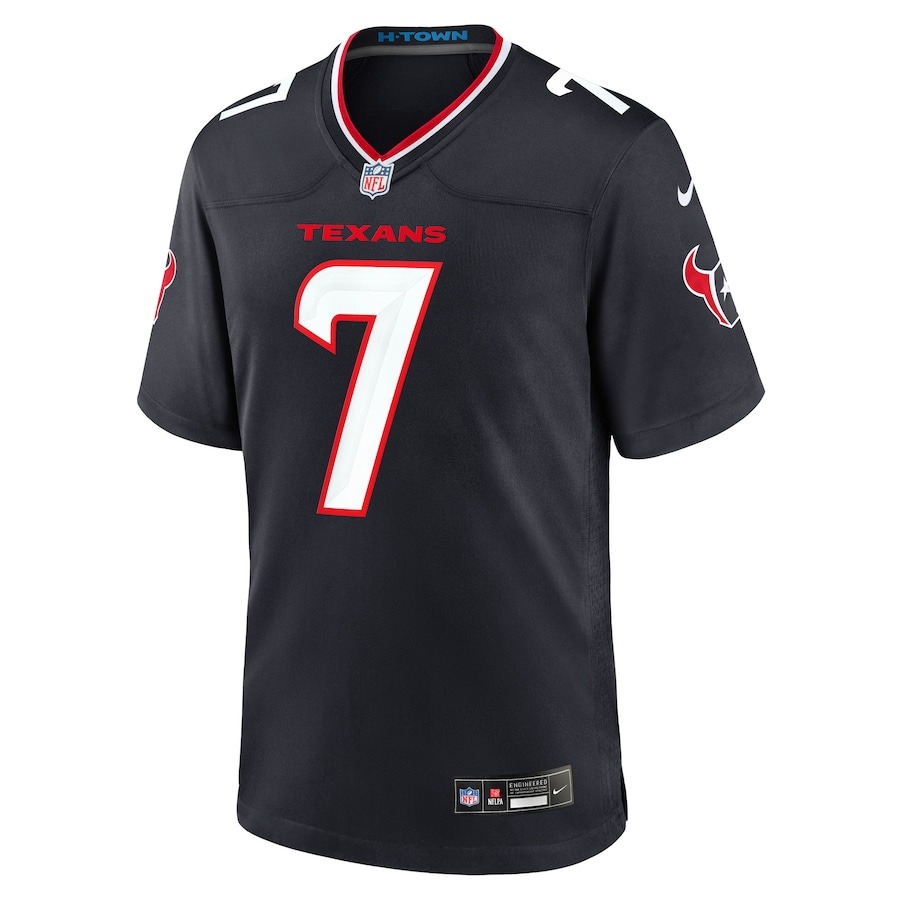 Youth Houston Texans C.J. Stroud Nike Navy Game Jersey - ujerseystore