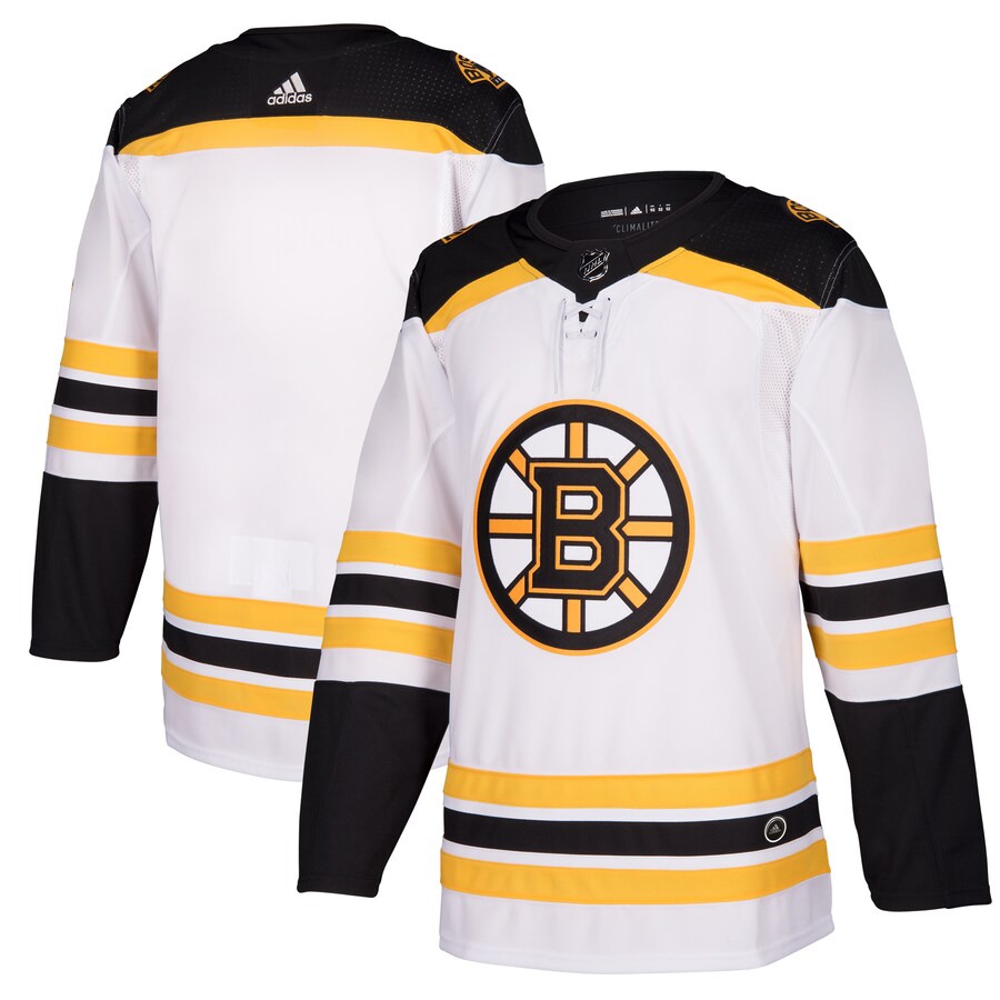 Men's Boston Bruins adidas White Away Authentic Blank Jersey - ujerseystore
