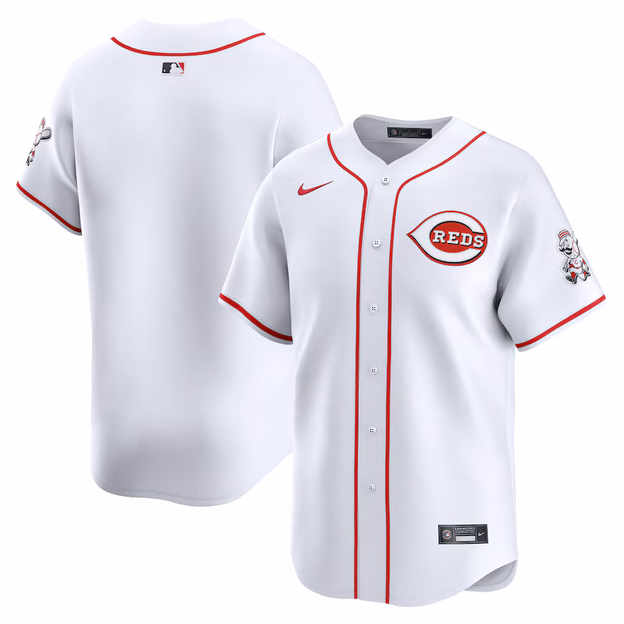 Men's Cincinnati Reds Nike White Home Limited Jersey - ujerseystore