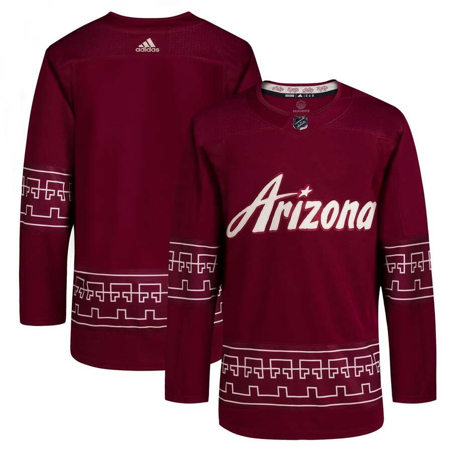 Men's Arizona Coyotes adidas Garnet Alternate 2022/23 Primegreen Authentic Jersey - ujerseystore