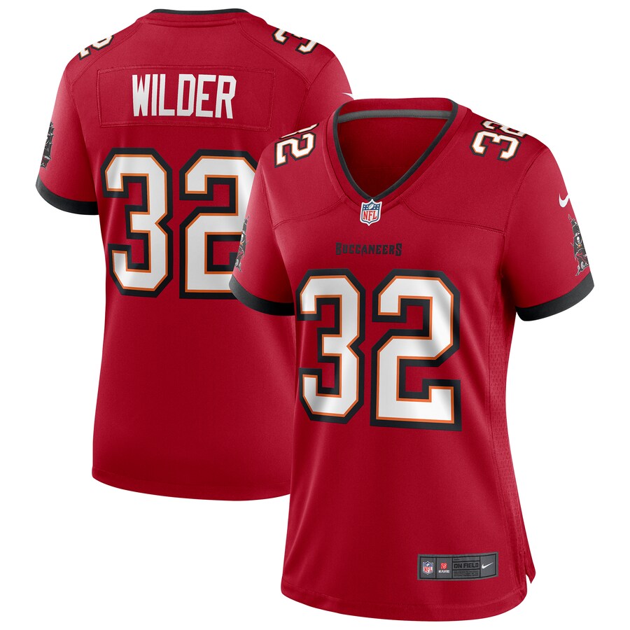 Women's Tampa Bay Buccaneers James Wilder Nike Red Game Retired Player Jersey - ujerseystore