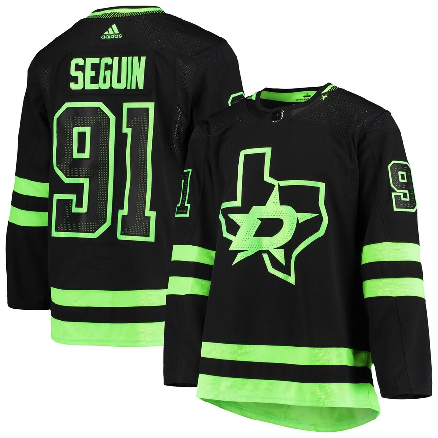 Men's Dallas Stars Tyler Seguin adidas Black Alternate Primegreen Authentic Pro Player Jersey - ujerseystore