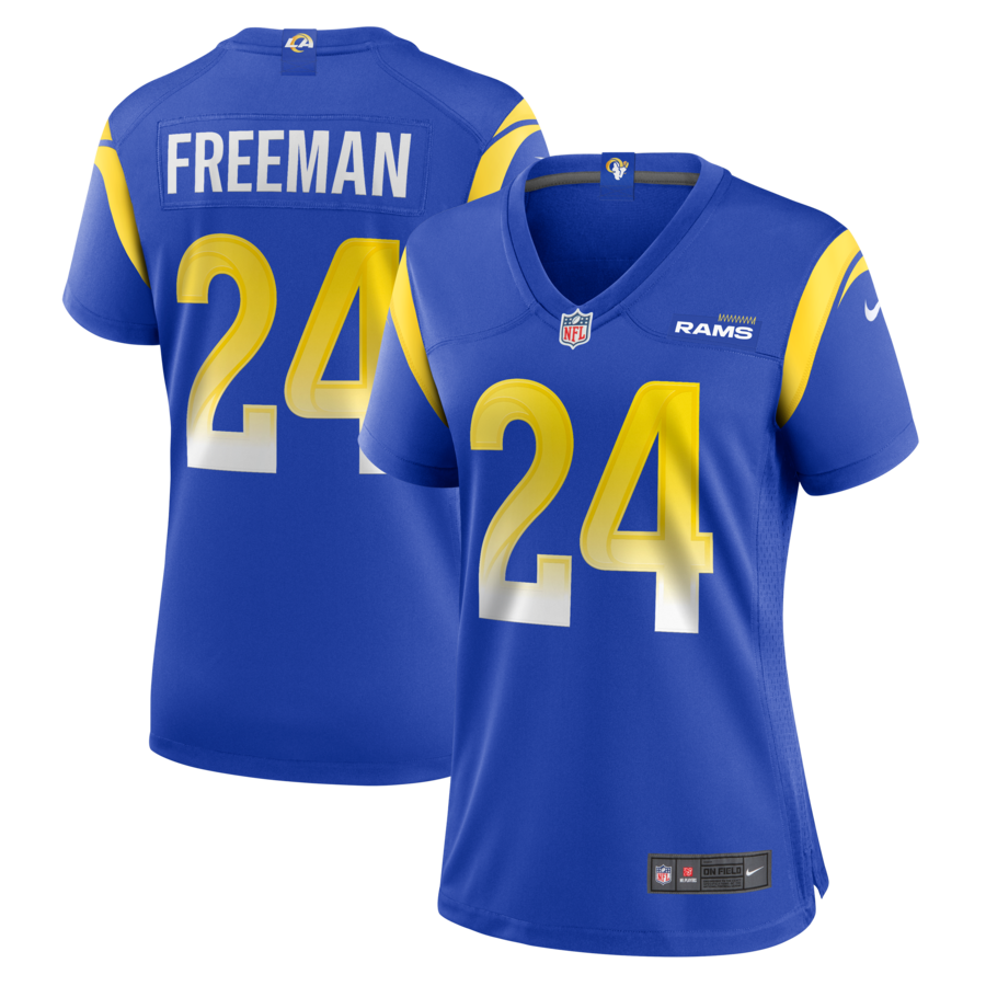 Women's Los Angeles Rams Royce Freeman Nike Royal  Game Jersey - ujerseystore