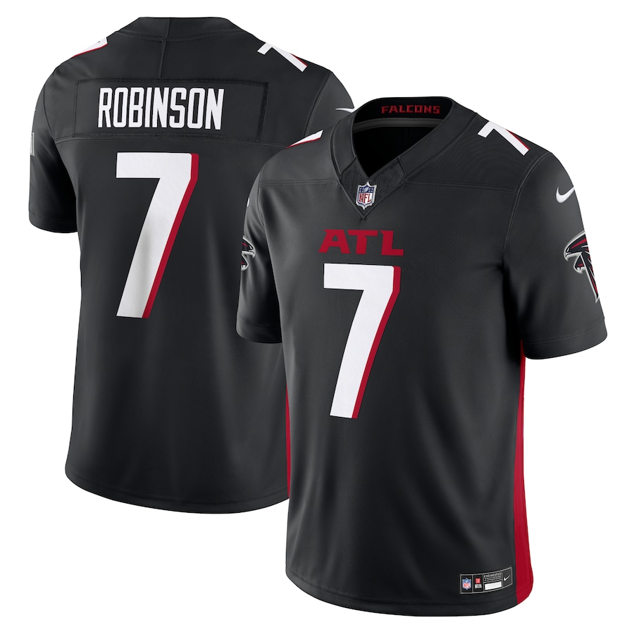 Men's Atlanta Falcons Bijan Robinson Nike Black Vapor F.U.S.E. Limited Jersey - ujerseystore