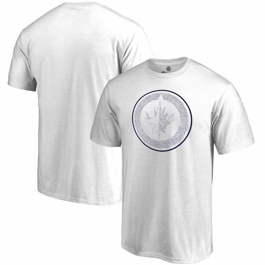 Men's Winnipeg Jets White WhiteOut T-Shirt - ujerseystore