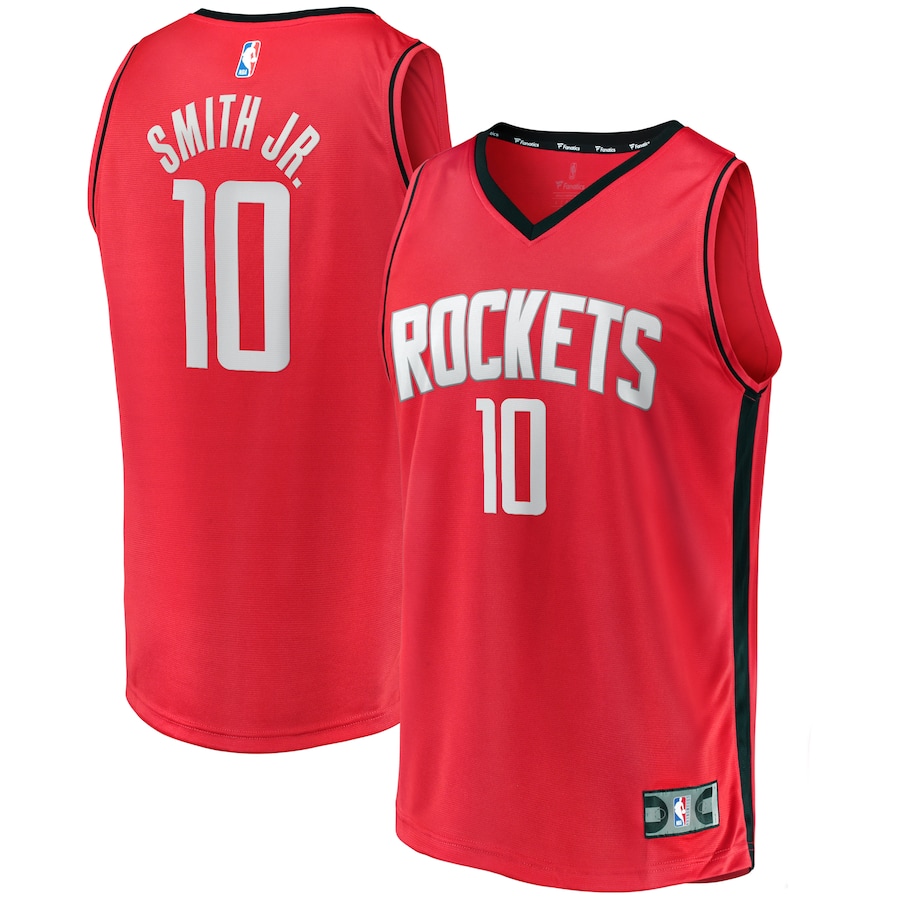 Youth Houston Rockets Jabari Smith Jr. Fanatics Red Fast Break Replica Player Jersey - Icon Edition - ujerseystore
