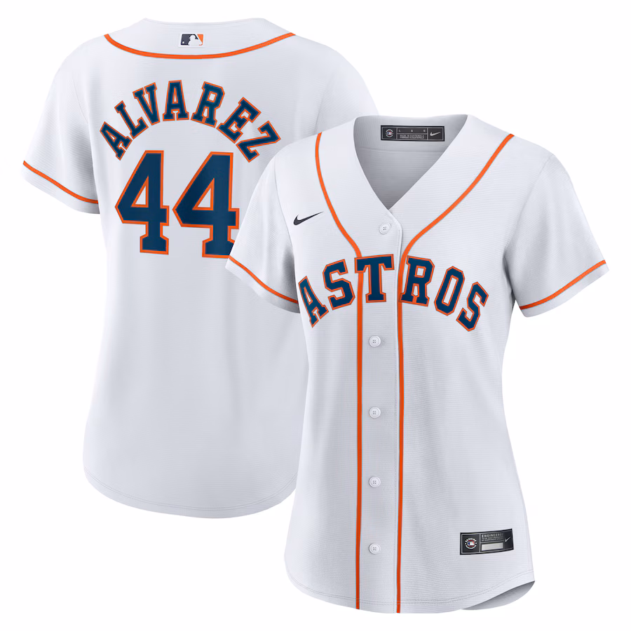 Women's Houston Astros Yordan Alvarez Nike White Home Replica Jersey - ujerseystore