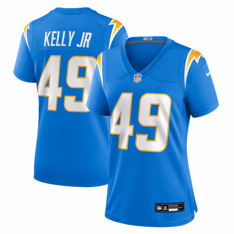 Women's Los Angeles Chargers John Kelly Jr. Nike Powder Blue Team Game Jersey - ujerseystore