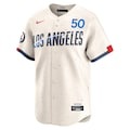 Men's Los Angeles Dodgers Mookie Betts Nike Cream 2024 City Connect Limited Player Jersey - ujerseystore