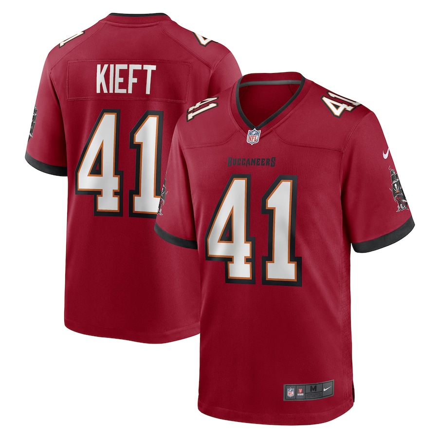 Men's Tampa Bay Buccaneers Ko Kieft Nike Red Game Player Jersey - ujerseystore