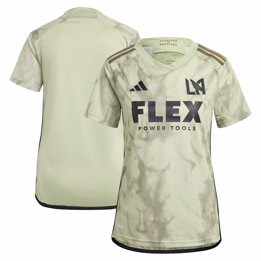 Women's LAFC adidas Green 2023 Smokescreen Replica Jersey - ujerseystore