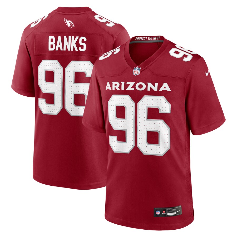 Men's Arizona Cardinals Eric Banks Nike  Cardinal  Game Jersey - ujerseystore