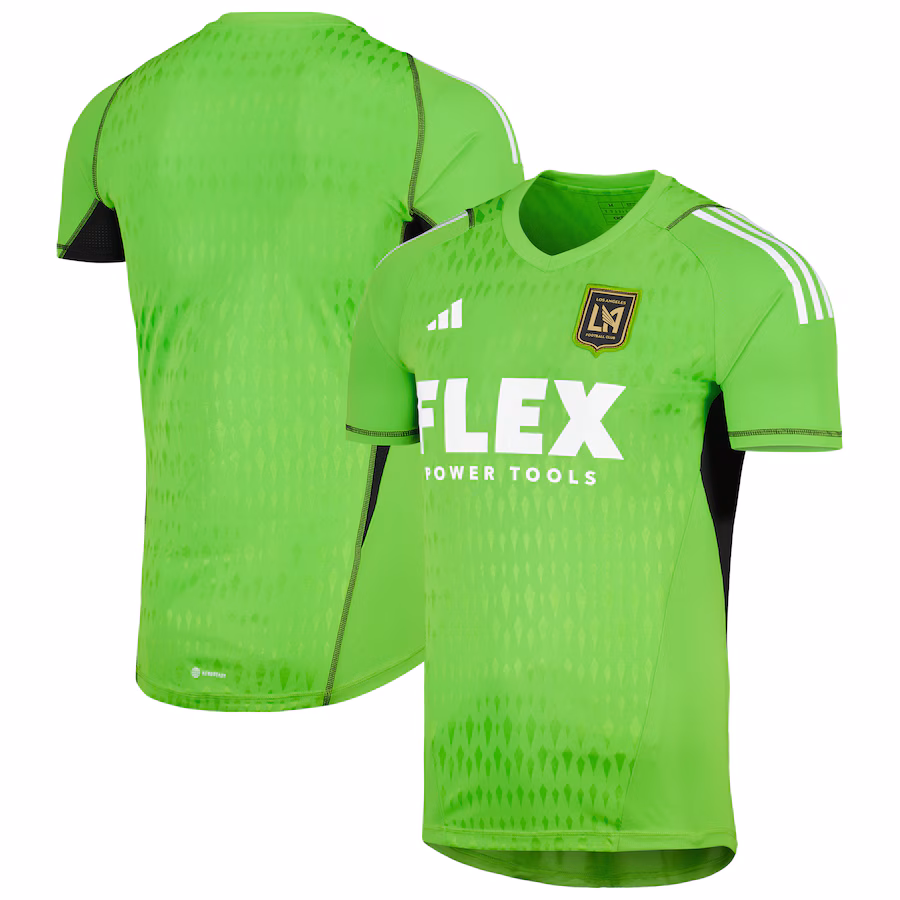 Men's LAFC adidas Green 2023 Replica Goalkeeper Jersey - ujerseystore