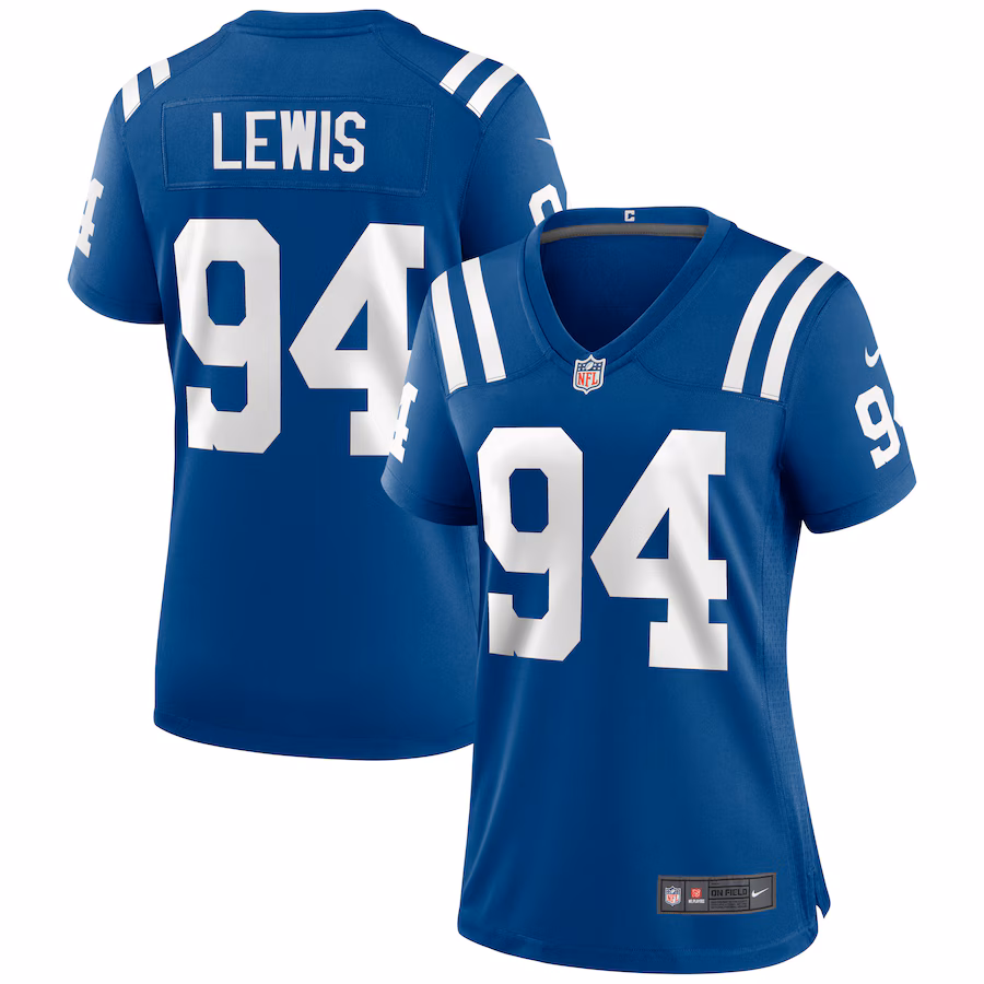 Women's Indianapolis Colts Tyquan Lewis Nike Royal Game Jersey - ujerseystore