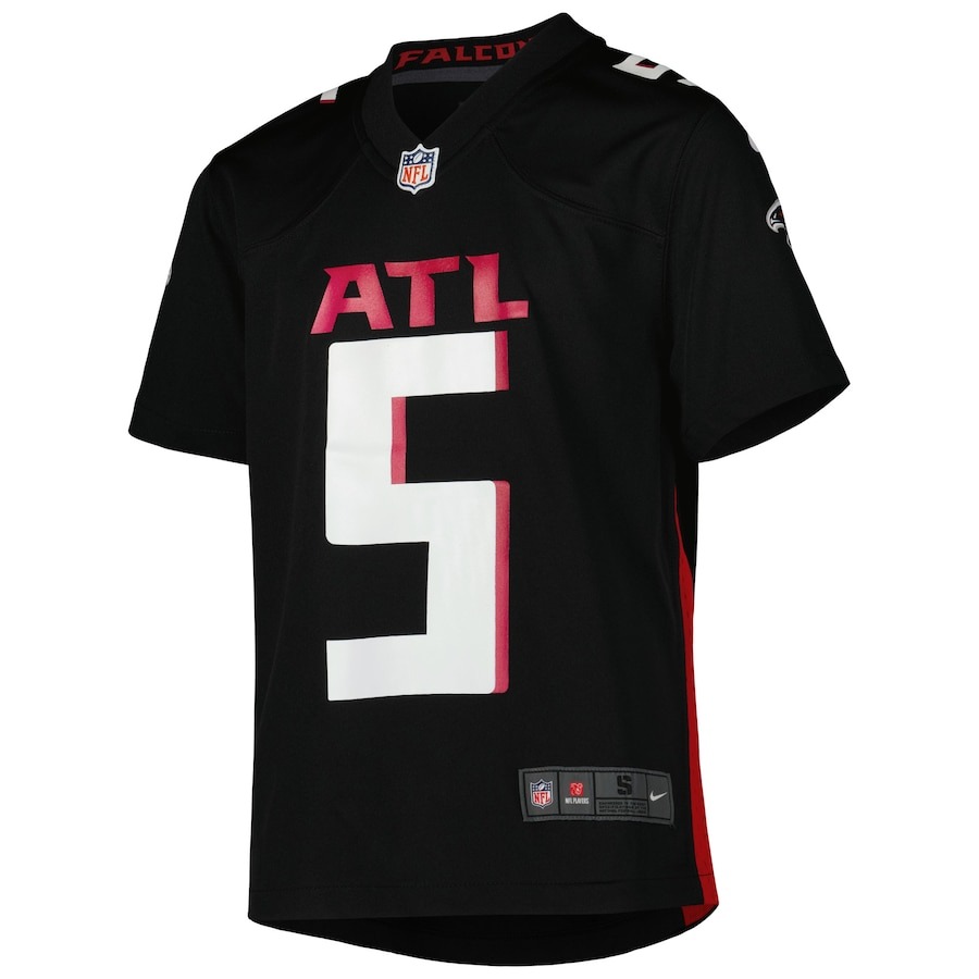 Youth Atlanta Falcons Drake London Nike Black Game Jersey - ujerseystore