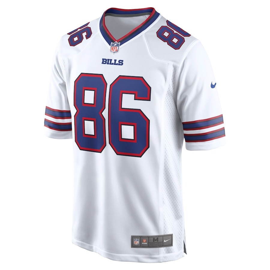 Men's Buffalo Bills Dalton Kincaid Nike White  Game Jersey - ujerseystore