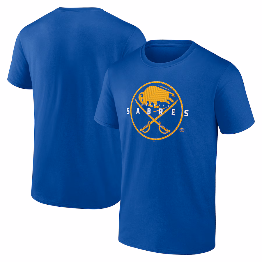 Men's Buffalo Sabres Royal Coordinate T-Shirt - ujerseystore