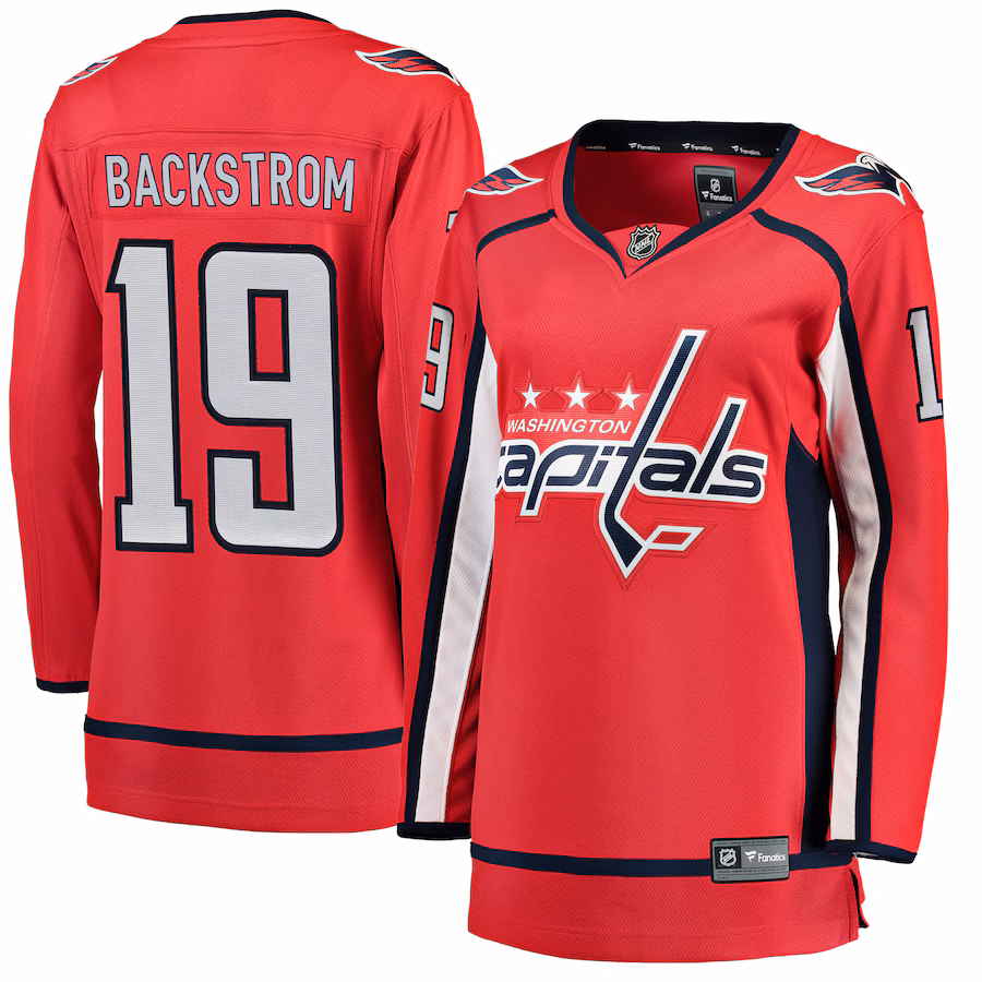Women's Washington Capitals Nicklas Backstrom Fanatics Red Home Breakaway Player Jersey - ujerseystore