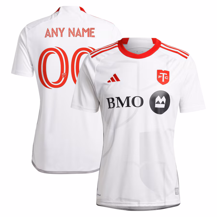 Men's Toronto FC  adidas White 2024 GTA Kit Replica Custom Jersey - ujerseystore