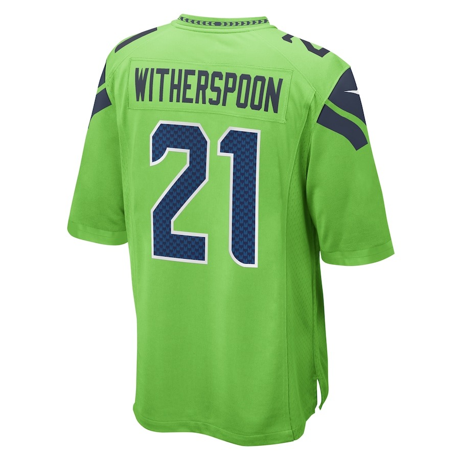 Men's Seattle Seahawks Devon Witherspoon Nike Neon Green  Game Jersey - ujerseystore
