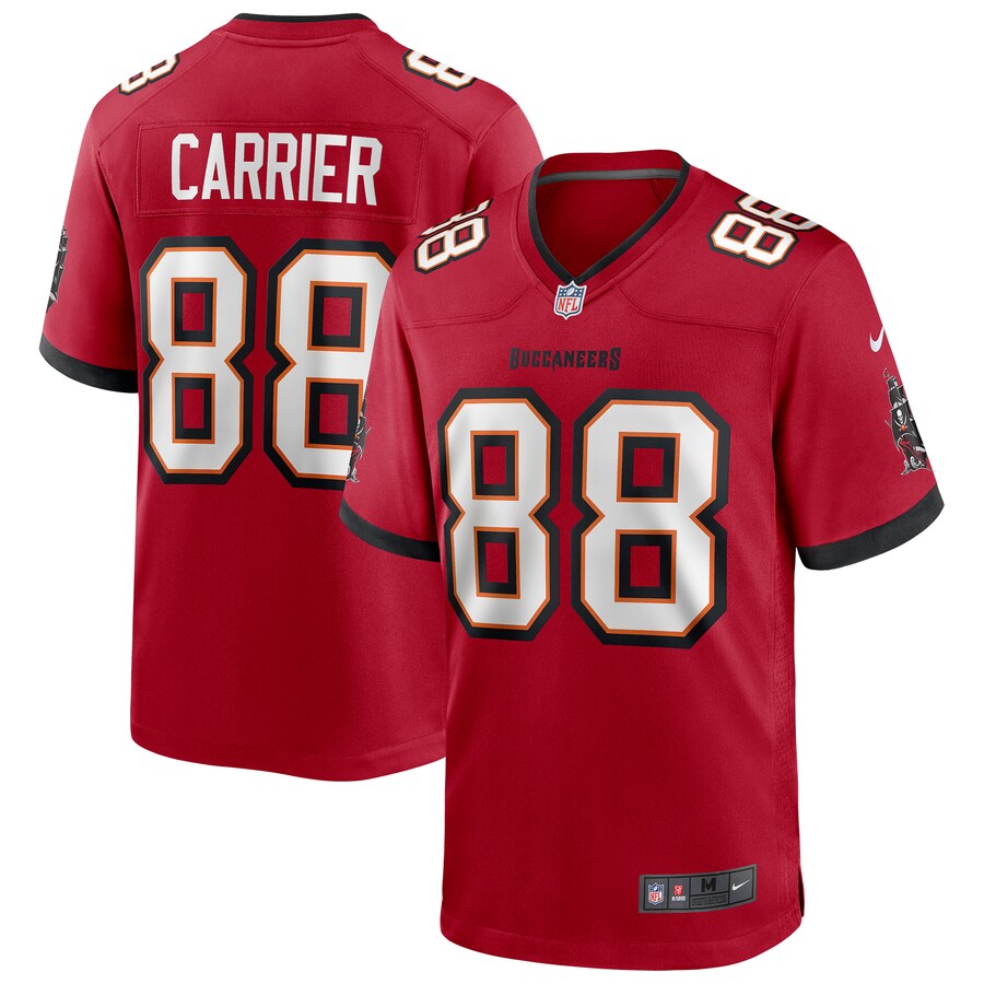 Men's Tampa Bay Buccaneers Mark Carrier Nike Red Game Retired Player Jersey - ujerseystore