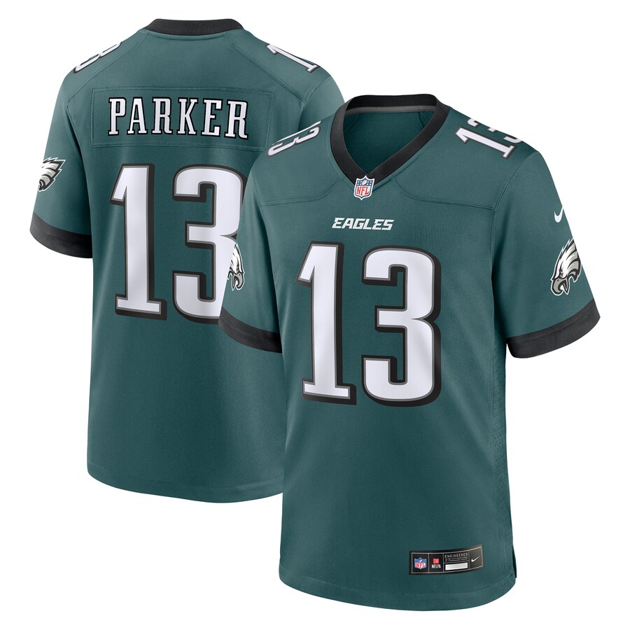 Men's Philadelphia Eagles DeVante Parker Nike Midnight Green  Game Jersey - ujerseystore