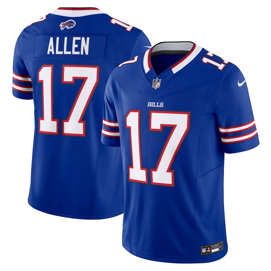Men's Buffalo Bills Josh Allen Nike Royal Vapor F.U.S.E. Limited Jersey - ujerseystore