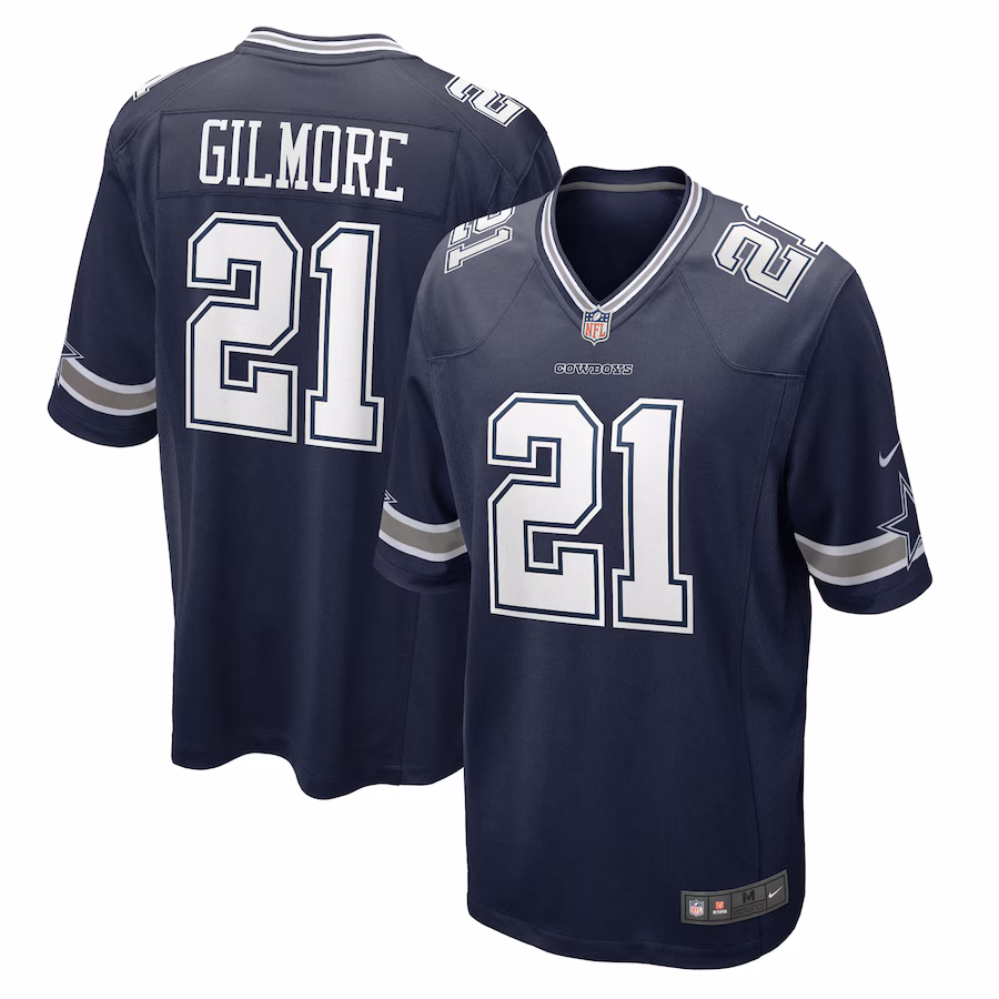 Men's Dallas Cowboys Stephon Gilmore Nike Navy  Game Jersey - ujerseystore