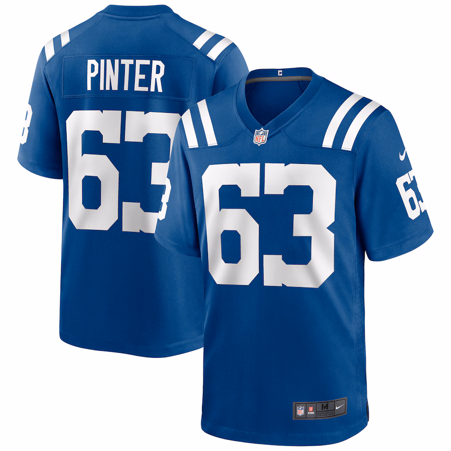 Men's Indianapolis Colts Danny Pinter Nike Royal Game Jersey - ujerseystore