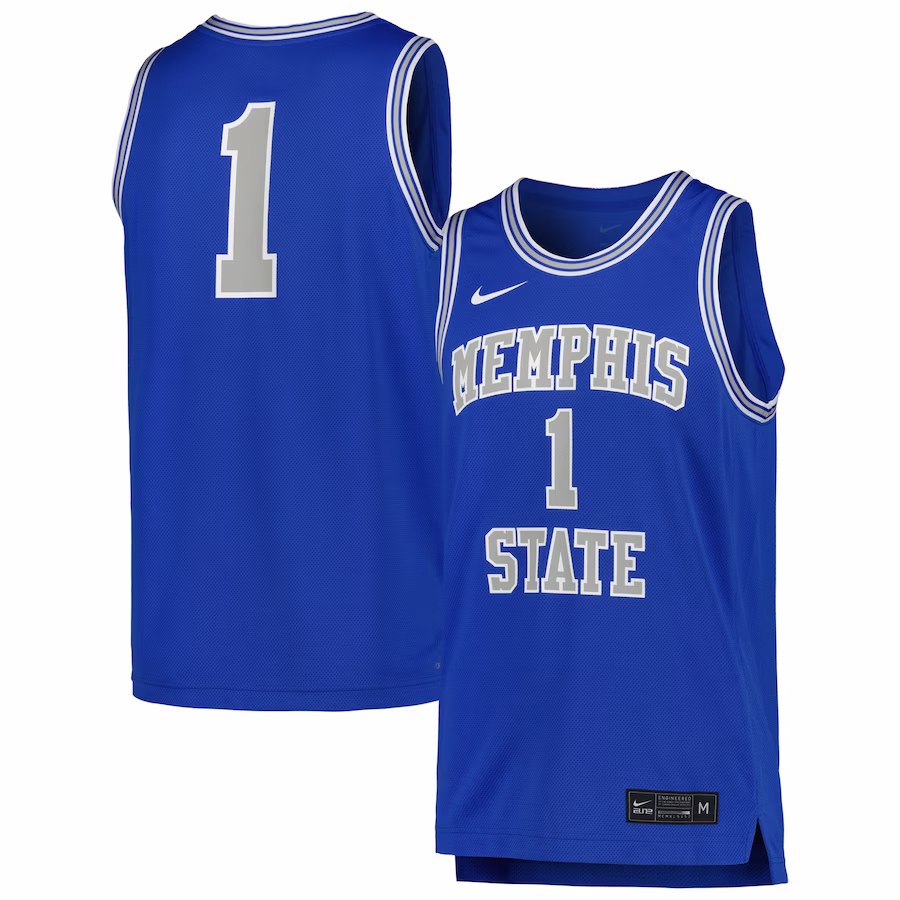 Memphis Tigers Nike Replica Basketball Jersey - Royal - ujerseystore