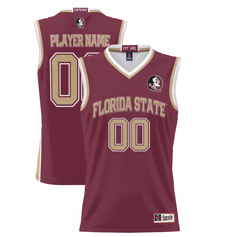Florida State Seminoles GameDay Greats Unisex  Lightweight NIL Pick-A-Player Basketball Jersey - Garnet - ujerseystore