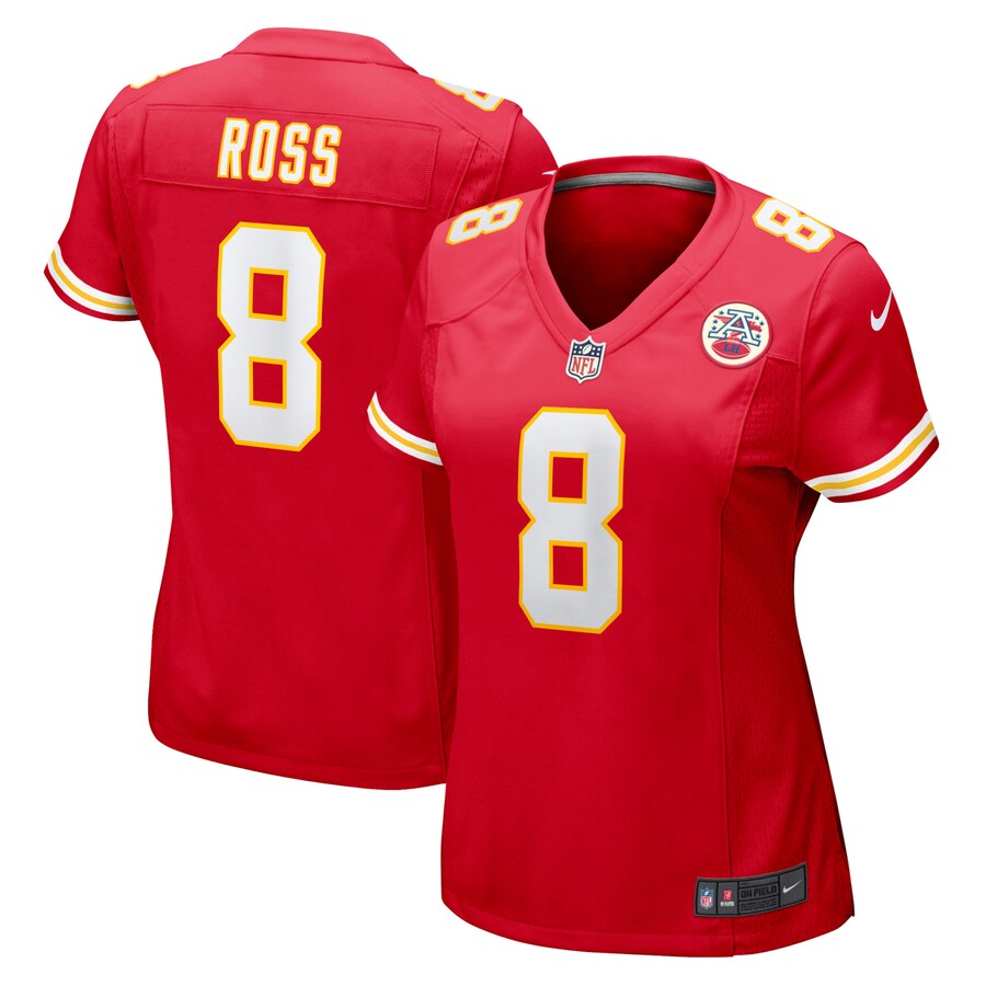 Women's Kansas City Chiefs Justyn Ross Nike Red Home Game Player Jersey - ujerseystore
