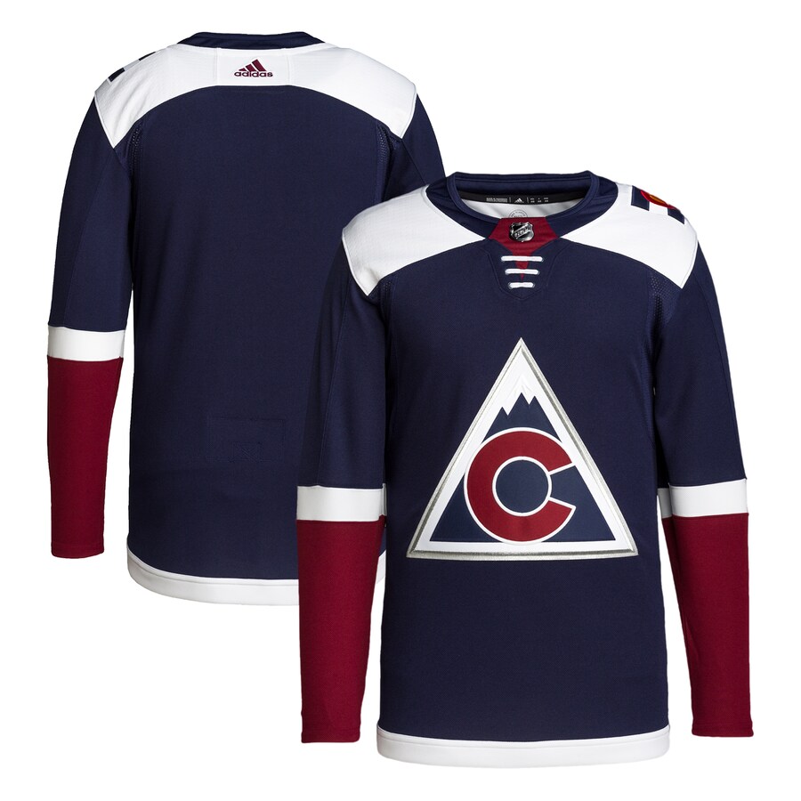 Men's Colorado Avalanche adidas Navy 2018/19 Alternate Primegreen Authentic Pro Jersey - ujerseystore