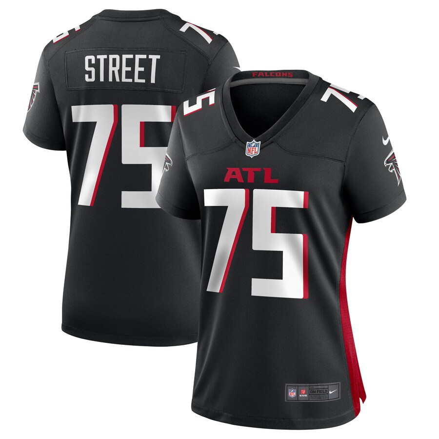 Women's Atlanta Falcons Kentavius Street Nike  Black  Game Jersey - ujerseystore