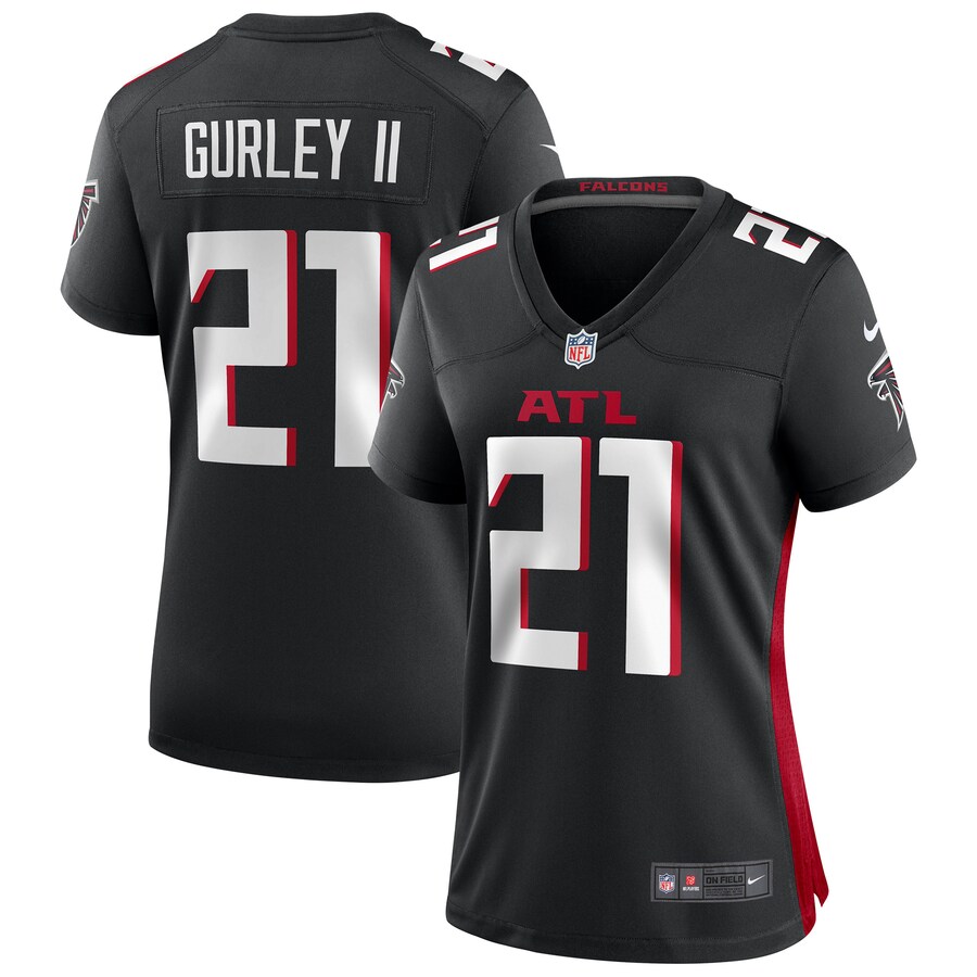 Women's Atlanta Falcons Todd Gurley II Nike Black Game Jersey - ujerseystore