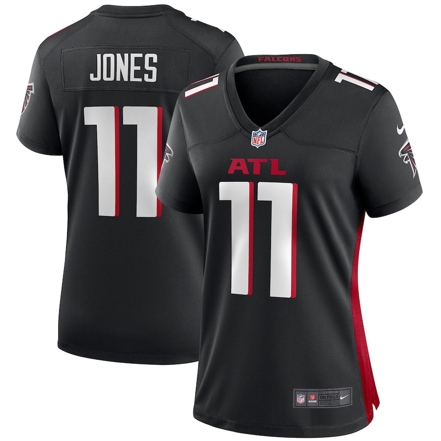 Women's Atlanta Falcons Julio Jones Nike Black Player Game Jersey - ujerseystore